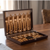 FnS Rosella Rose Gold Stainless Steel Dinner Fork Set of 6