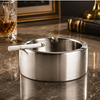FnS Premium Round Stainless Steel Ash Tray