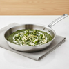 Vinod Stainless Steel Fry Pan 22cm Induction Bottom