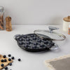 MACclite Hard Rock Die Cast Non Stick (Triumph series) Round Appe / Muffin Pan with Glass Lid 15 Cavity,  Induction Base
