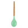 P-Plus International Wooden Handles Non Toxic Silicone Spatula Spoon Kitchen Gadgets Utensil Green