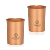 Divine Copper Pure Copper Glass Plain Pack Of 2