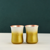 Divine Copper Pure Copper Curve Glass Pack Of 2