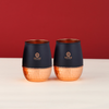 Divine Copper Pure Copper Tulip Glass Blue