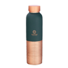 Divine Copper Oreo-multiring Green Pure Copper Water Bottle