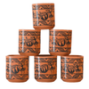 Mitti Cool Clay Square Cup Set 170 ml (6 piece) Warli Timpany Design