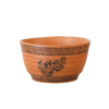Mitti Cool Clay Serving Linear Bowl 1.3 liter Warli Drum