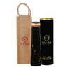 Divine Copper Froyo 750ml Black Marble Print Pure Copper Water Bottle