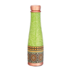 Divine Copper Bison Green -pure Copper Water Bottle