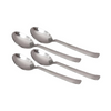 Indian Art Villa Matt Finsh Stainless Steel Cutlery Baby Spoon Set, 4 Pieces