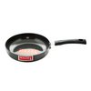 Hazel 3 mm Hard Anodised Frying Pan Aluminium Anodized Fry Pan Induction Base 1750 ml 22 cm Black