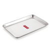 Hazel Stainless Steel Serving Tray Rectangle Premium Rectangular Dining Table Plater (Small)