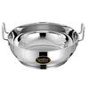 Kanshitas Rasoiware Premium Steel Induction Base Kadhai 3 Liter Heavy Gauge