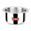 Camro Tripro Triply Artisian Tope 12 No 1.8 Liters Capacity Cauldron Tope Handi Patila Stainless Steel Grains