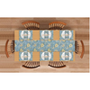 Texstylers Pure Cotton Block Printed Jaipuri Placemats Napkins and Table Runner Set