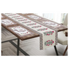 Blocks Of India Cotton Hand Block Printed Table Runner for Center Dining Table Runner Napkin Set 12