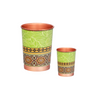 Divine Copper Bison Green Copper Glass Pack Of 2