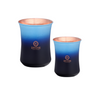 Divine Copper Blue Aura Copper Glass Pack Of 2