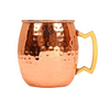 Indian Art Villa Hammered Steel With Copper Plated Nickel Moscow Mule Beer Mug | 600 ml