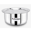 Potscape Triply Cooking Pot with Lid, 24 cm Capacity 5.6 Ltr Even Heat Distribution