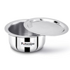 Potscape Triply Cooking Pot with Lid, 16 cm Capacity 1.55 Ltr Even Heat Distribution