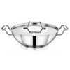 Praylady Stainless Steel Kadai with Lid Inox 3+ Series Dia 26cm 3.0L