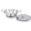 Potscape Triply Kadai with Lid 22 cm Capacity 2.1 Ltr Less Food Burns