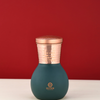 Divine Copper Curve Jar -Green