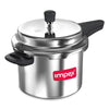 Impex Norma 5 Litre Non-Induction Aluminium Pressure Cooker Outer Lid Silver
