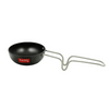 Hazel 2.3 mm Hard Anodised Tadka Pan Aluminium Anodized Vaghariya Pan 185 ml 10 cm Black