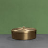 Zishta Brass Roti Chapati Box Mandala Art Design with Tong