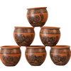 Mitti Cool Clay Jully Cup Set 150 ml 6 piece Warli Drum