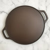 Zishta Cast Iron Tawa Smooth Finish Double Handle Induction Friendly