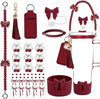 House of Quirk 6 Accessories Set Silicone Straw Cover, Cup Boot, Handle Chain, Handle Strap, Sticker 40oz & 30oz Tumbler