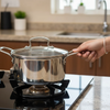 Tupperware Trayam Casserole 3.1 Ltr with Glass Cover Lid | Tri-Ply Stainless Steel