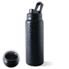 UMAI Stainless Steel Vacuum Insulated Printed Water Bottle | 900 ml | Black Leopard Print