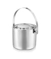 FnS Ice Bucket with Lid and Handle 1 Litre Stainless Steel