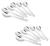 FnS Slimline 12 Pcs Stainless Steel Dinner Spoon Set
