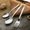 FnS Kenwood 24K Gold Plated 18 Pcs Cutlery Set with Stand