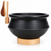 Craftsman Deep Burned Clay Biryani Handi/Pot for Cooking and Serving 3 Liter