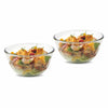 Signoraware Borosilicate Glass Mixing Bowl Combo Set of 2 Without Lid (500ml + 500ml)