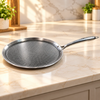 FnS NuChef Hexa Clad Non-Stick Dosa Tawa 28cm Greblon Coating Induction & Gas Compatible