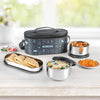 Borosil CarryFresh Stainless Steel Lunch Box Set of 3
