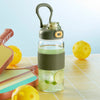 Borosil Poppy Borosilicate Glass Bottle Green 600ml