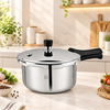 FnS NuChef Atlas Triply Outer Lid Pressure Cooker 3L Induction & Gas Compatible