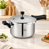 FnS NuChef Atlas Triply Outer Lid Pressure Cooker 5.5L Induction & Gas Compatible