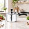 FnS NuChef Aegis Triply Inner Lid Pressure Cooker 1L Induction & Gas Compatible