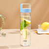 Borosil Neo Borosilicate Glass Water Bottle Blue 550ml