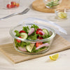 Borosil Klip N Store Round Glass Container 620ml