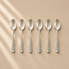 Kishco Festival Stainless Steel Baby Spoon, Set of 6 (16.3 cm)